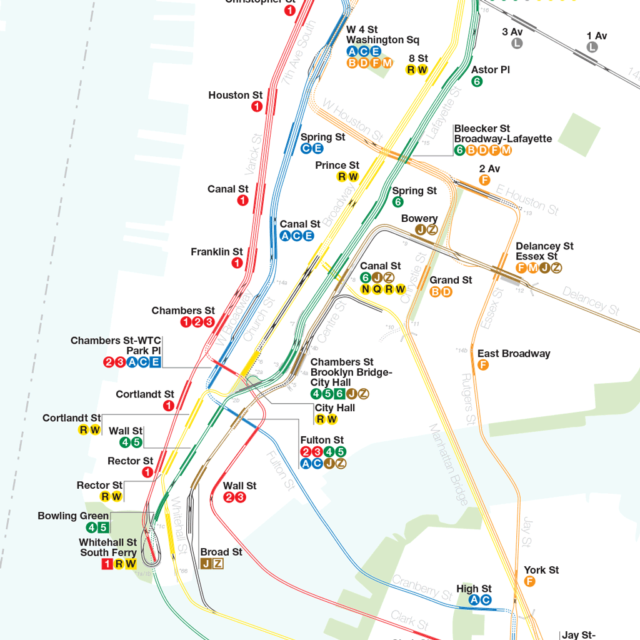 A Complete and Geographically Accurate NYC Subway Track Map ...