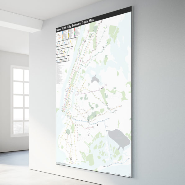 NYC Subway: Complete And Geographically Accurate Track Map ...