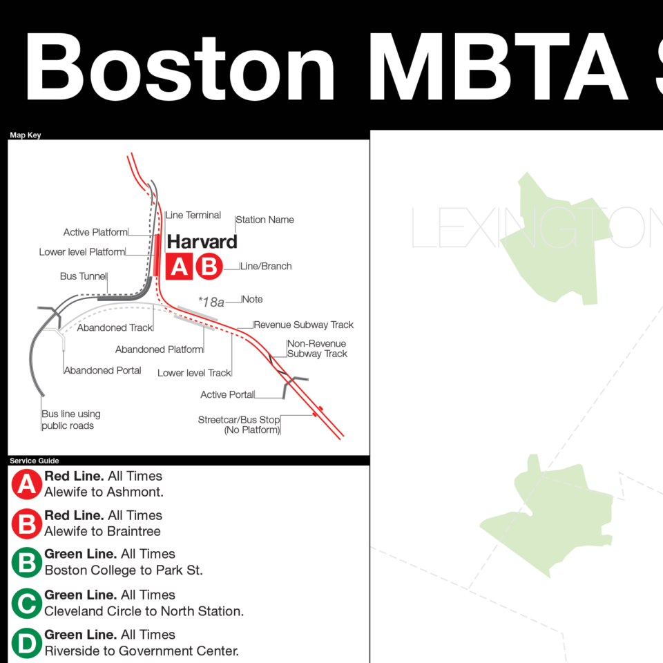 A Complete and Geographically Accurate Boston MBTA Subway Track Map ...