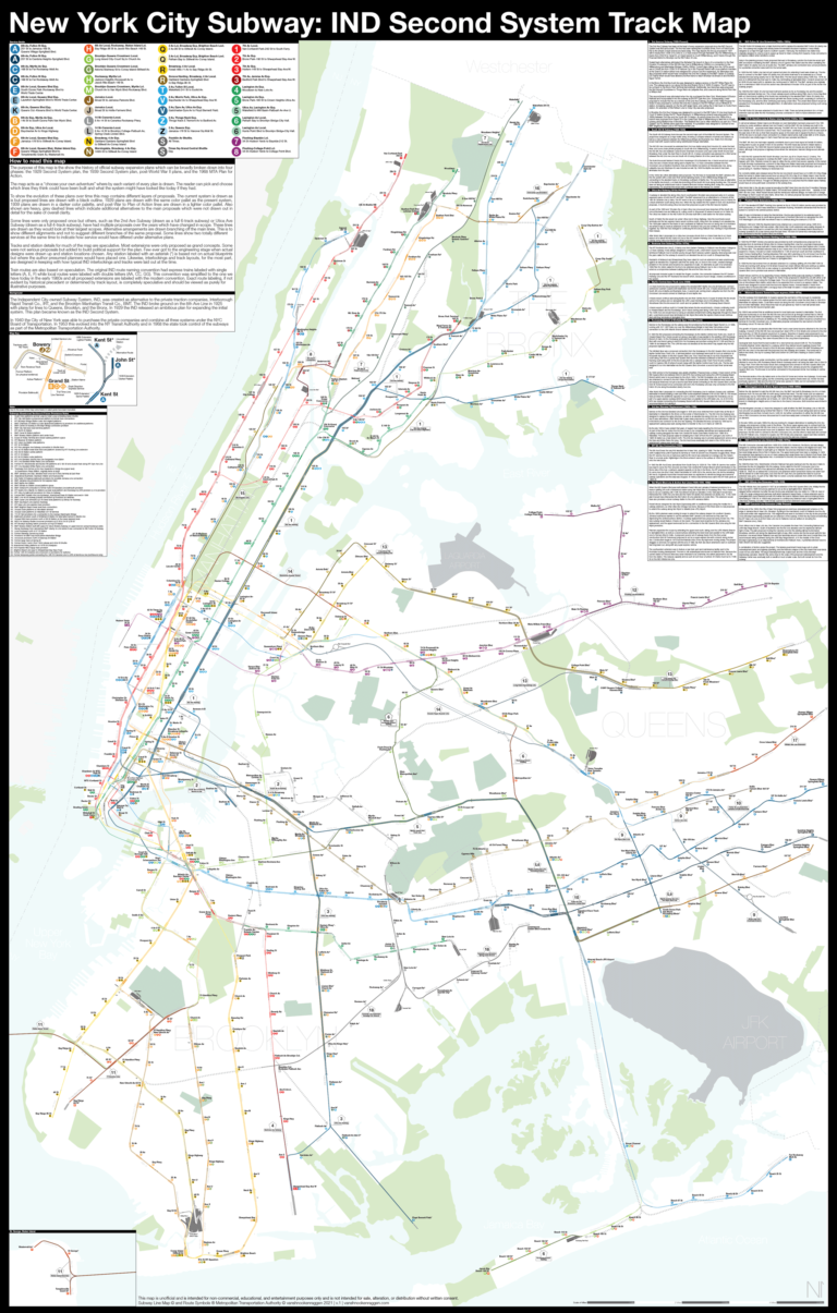 IND Second System Track Map – vanshnookenraggen