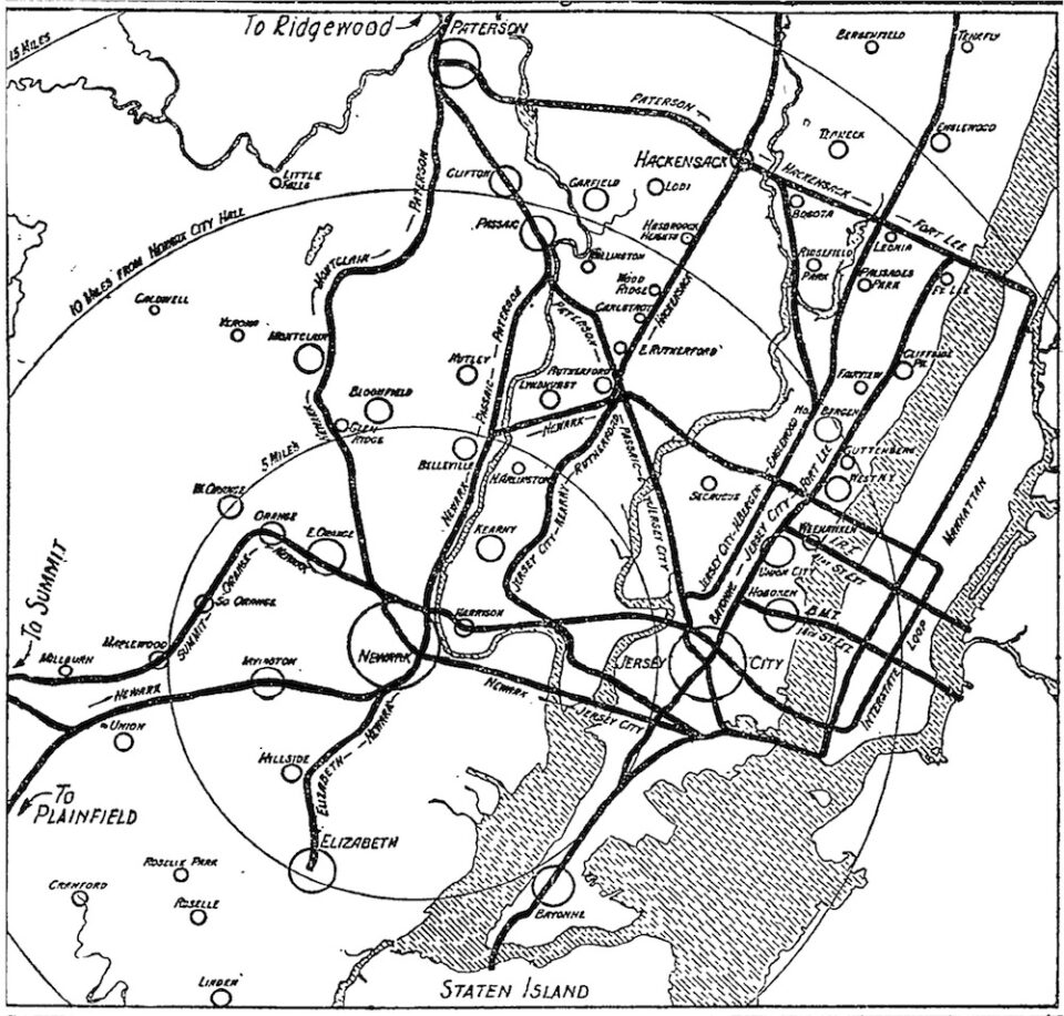 North Jersey Transit Commission expansion proposals. 1927